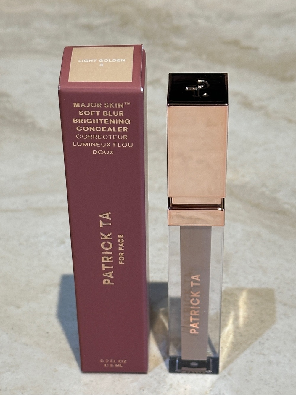 Patrick Ta Major Skin Soft Blur Brightening Concealer - Light Golden 3